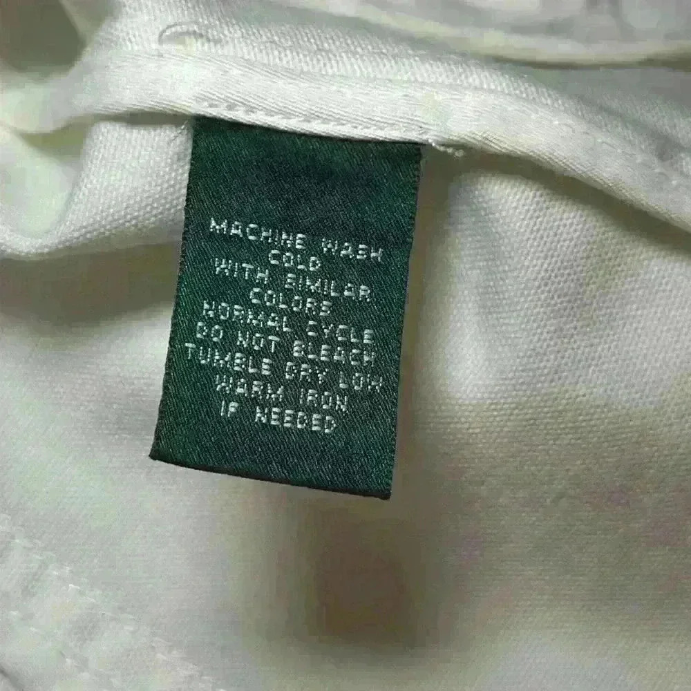 Ralph Lauren NWT Vintage White Cotton Denim Button Up Front Jacket Womens Size M - Picture 8 of 13